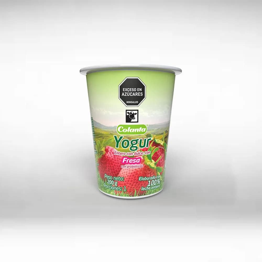 Yogurt Colanta Fresa 200g